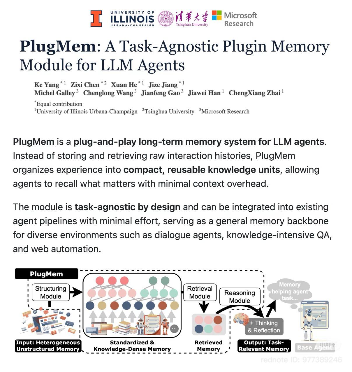 PlugMem Architecture